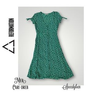 Reformation Rosalinda Dress size 10